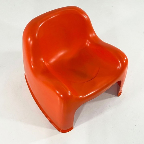 Image 1 of Oranger Toga-Sessel von Sergio Mazza für Artemide, 1960er Jahre