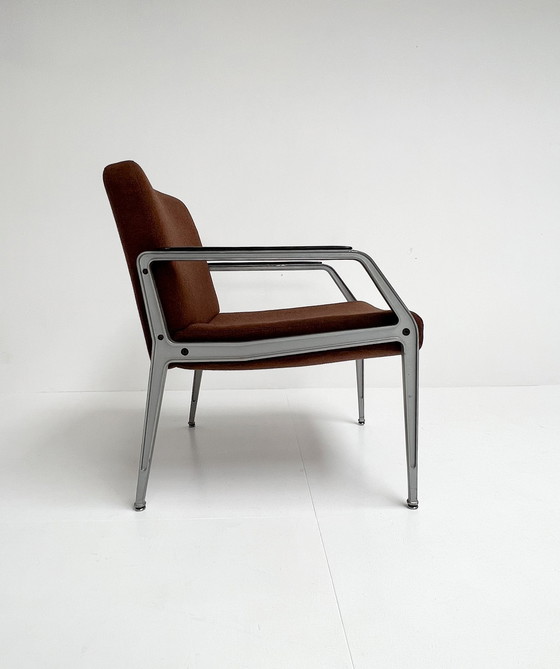 Image 1 of Sillón raro con reposapiés atribuido a Gispen, década de 1960