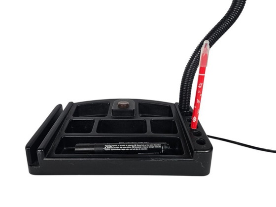 Image 1 of Bureaulamp - organizer - metaal - kunststof - 80's 