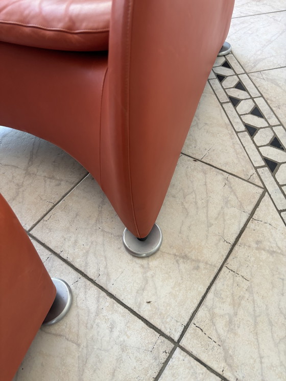 Poltrona Loge Montis Gerard Van De Berg comprensiva di pouf – Poltrone, Leather (photo 6 of 8)