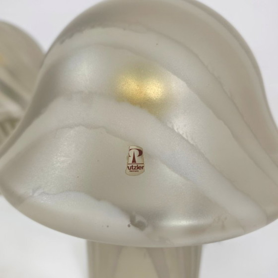 Peill & Putzler Mushroom Lampade Set 2x Vintage Mid Century – Lampade da tavolo, Glass (photo 5 of 6)