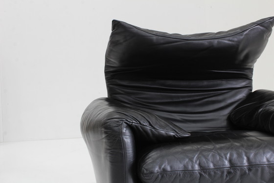 Image 1 of Cassina Maralunga Sessel Schwarz Leder