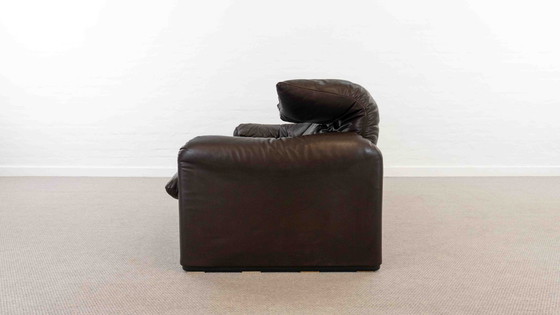 Image 1 of Cassina Maralunga 3-Sitzer-Sofa aus Leder von Vico Magistretti