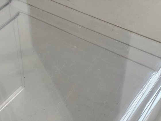 Image 1 of Space Age 3er Set Plexiglas Satztische / Beistelltische, 1970er Jahre 