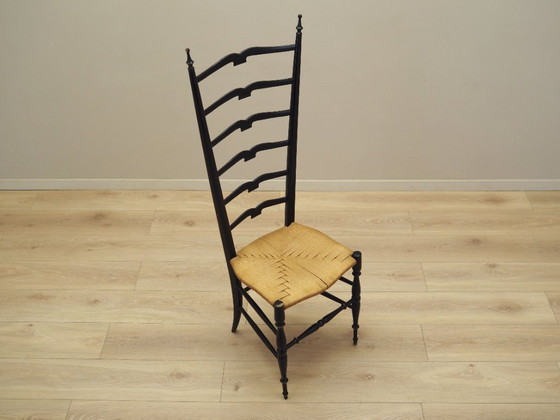 Image 1 of Chaise en hêtre, design italien, années 1950, designer : Gio Ponti, fabricant : Chiavari