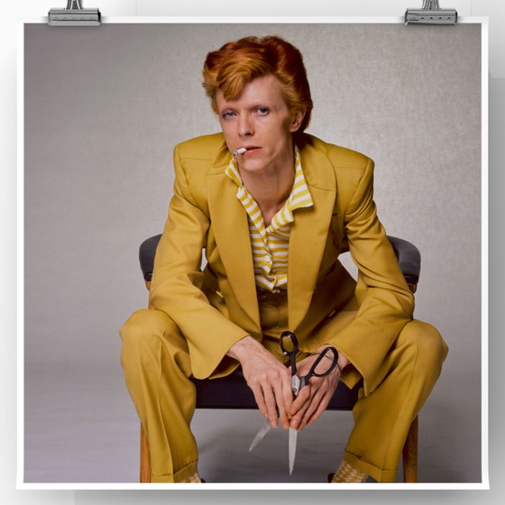 Image 1 of 1x David Bowie con traje de Freddie Burretti, Los Ángeles, 1974