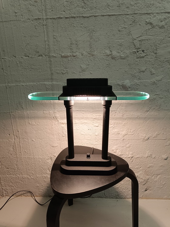 Image 1 of Vintage Table Lamp By Robert Sonneman, Memphis Style