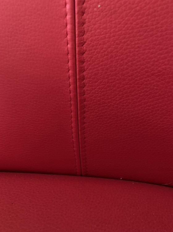 Image 1 of Leather bar stool