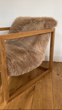 Fur armchair