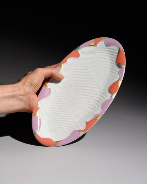 Image 1 of Rosenthal Studio-Line Box & Plate by Johan van Loon Sculptural Postmodern Set