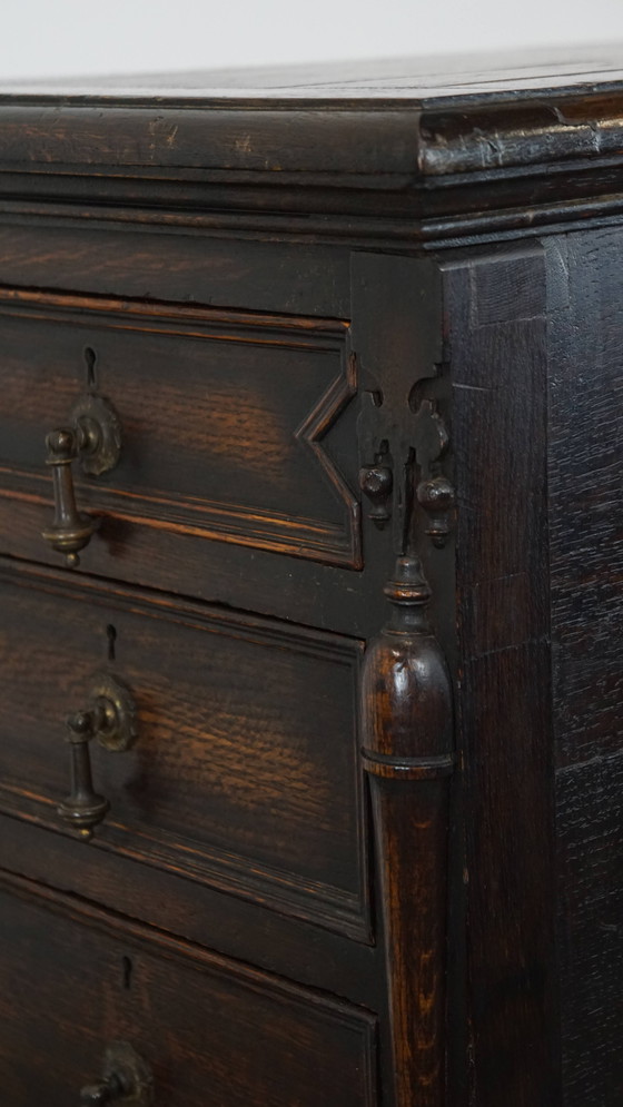 Image 1 of Oak Chest of Drawers
