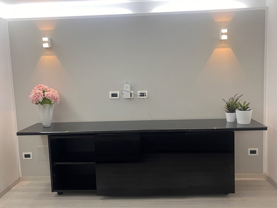 Image 1 of Crédence Sheraton noire