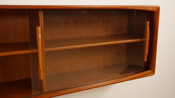 Image 1 of Credenza vintage | Anta scorrevole in vetro | Sospesa | 160 cm