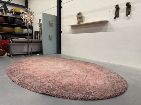 Image 1 of Tapis de signalisation Tapis ovale rose 250x380