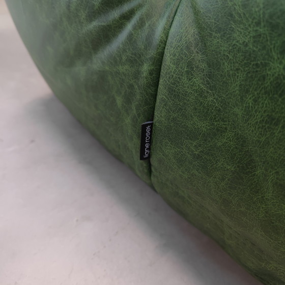 Image 1 of Ligne Roset Togo - Einzelsitz - grünes Naturleder