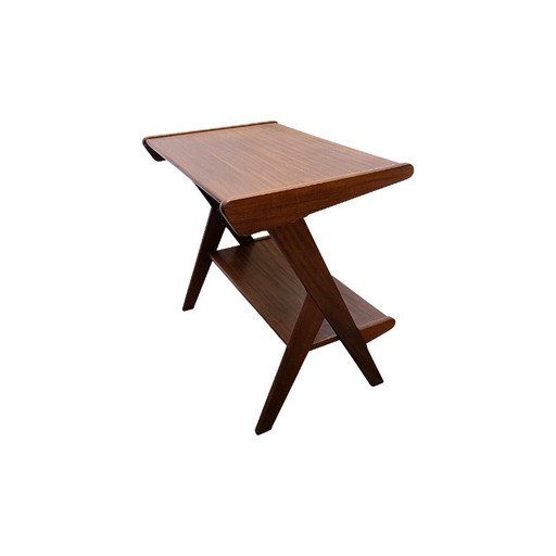 Vintage Teakhouten Audiomeubel/Bijzettafel, Jaren 60/70 – Wood (photo 2 of 9)