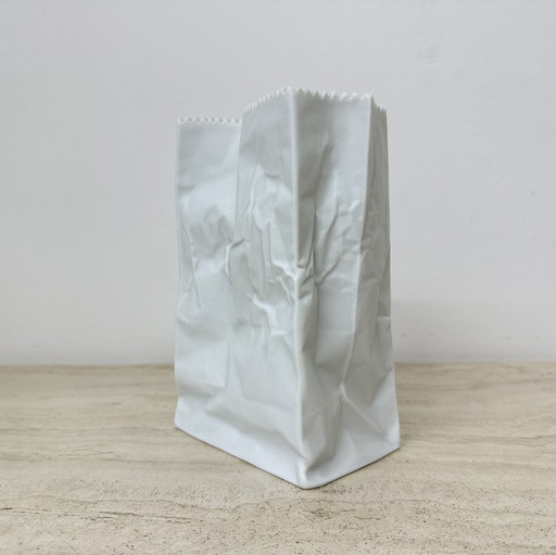 Rosenthal Paper Bag Vase By Tapio Wirkkala , 1970’S