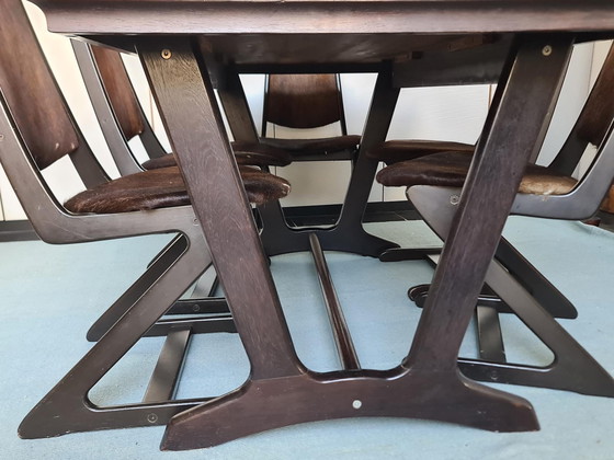 Image 1 of Tavolo e sedie da pranzo svedesi di design di metà secolo