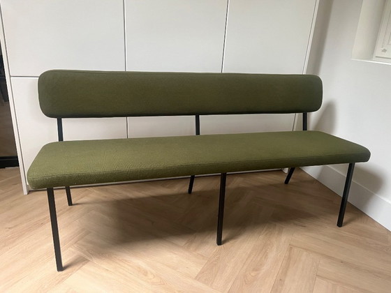 Image 1 of Studio Henk coode dining table bench 160 dark green