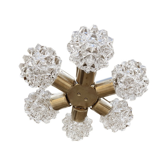 Image 1 of Lámpara de araña Sputnik, Kamenicky Senov, Checoslovaquia, años 70.