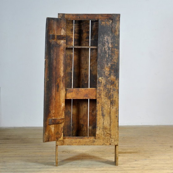 Image 1 of Beech Wabi-Sabi Cabinet, 1850s