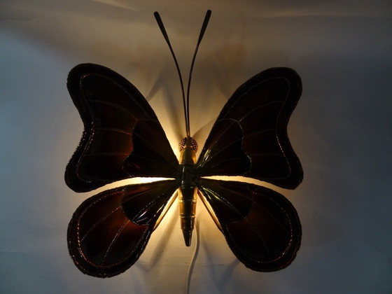 Image 1 of Applique da parete a forma di farfalla, Henri Fernandez