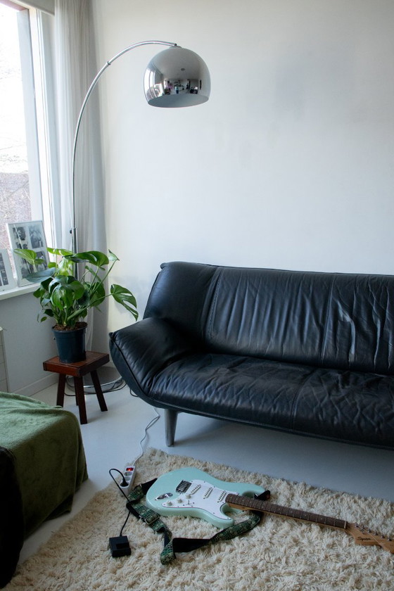 Image 1 of Leolux Tango schwarzes Leder