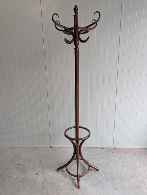 Vintage Staande Kapstok in Thonet-stijl