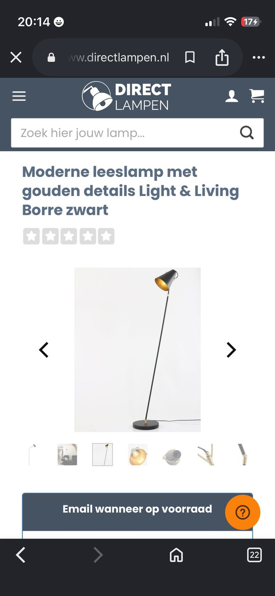 Image 1 of Lampada da terra Light&Living Borre (come nuova)
