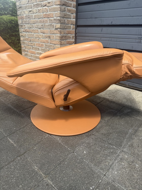 Image 1 of 2x Jori Fellini relax Medi Mono-move Cognac leather pillow