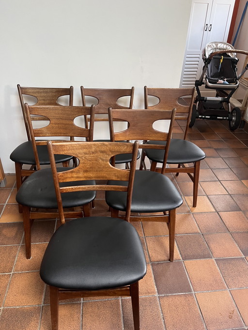 Chaises à manger vintage de designer danois