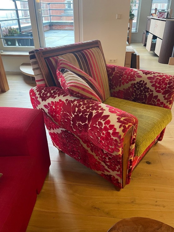 Image 1 of 2 sedie di design con tessuto Tricia Guild