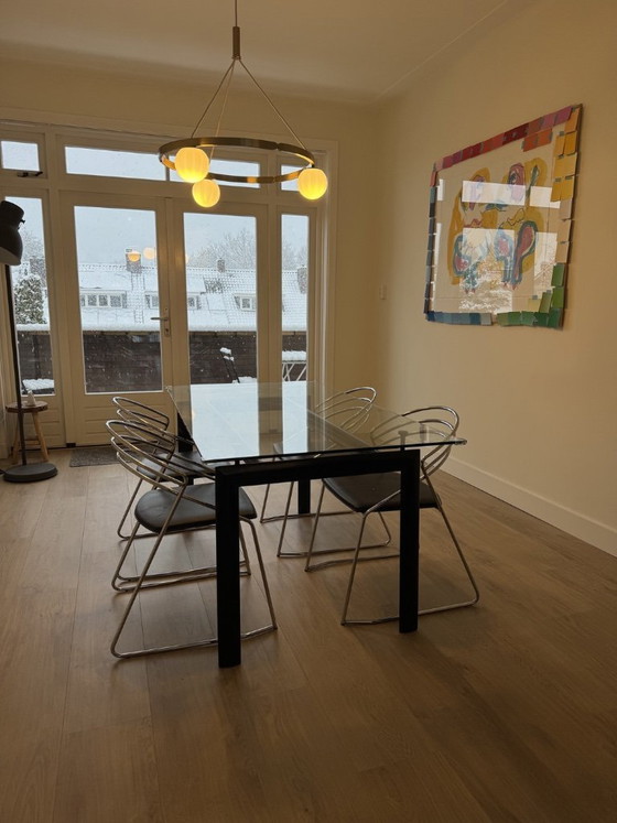 Image 1 of Glazen eettafel / bureau 