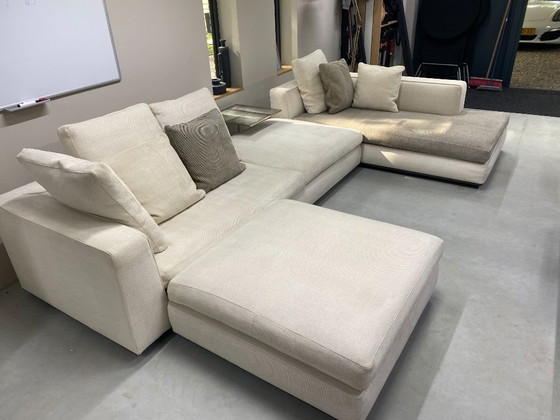 Image 1 of Minotti Powell sofa and Army side table