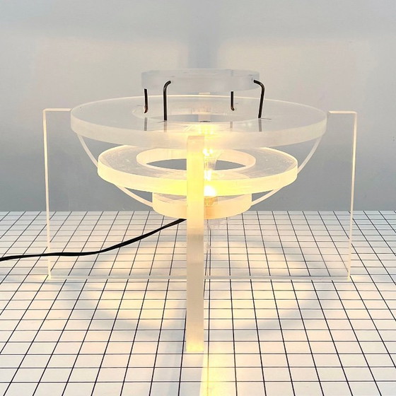 Image 1 of Sculptural Table Lamp in Acrylic, 1970s