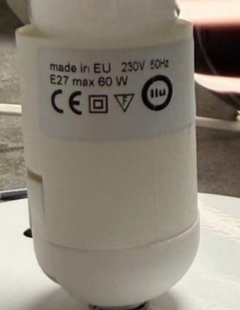 Image 1 of Large ILU di Vetro Zebra table lamp