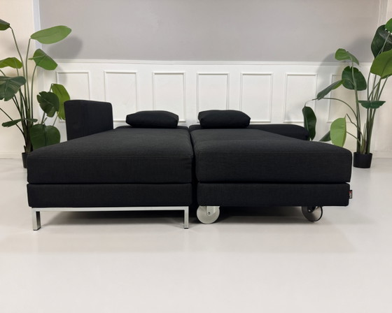Image 1 of Brühl Fourtwo Canapé Stoff Schlafsofa Four Two Schwarz