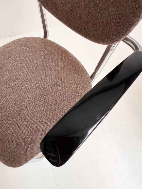 Image 1 of Juego de 4 sillas De Wit con estructura tubular retapizadas, años 60