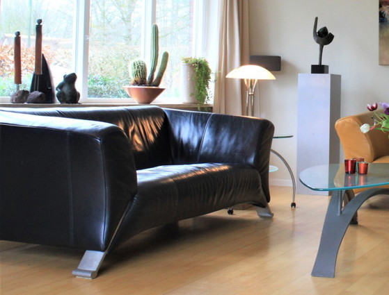 Rolf Benz Bank 322 2,5 Zits – Banken, Leather, Metal (photo 7 of 7)