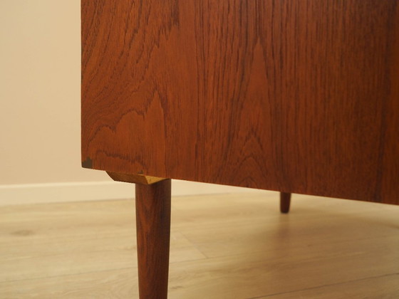 Image 1 of Teakholz-Bücherregal, dänisches Design, 1970er Jahre, Designer: Johannes Sorth