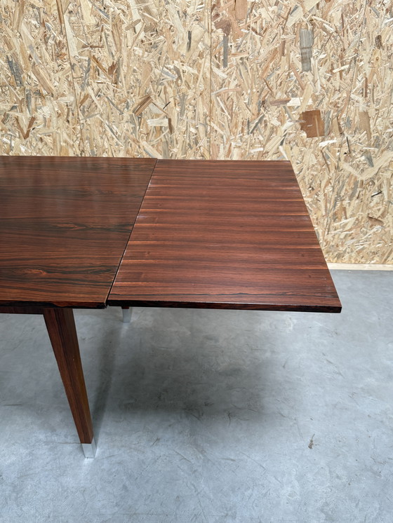 Image 1 of Scandinavische vintage uitschuifbare eettafel uit 1960