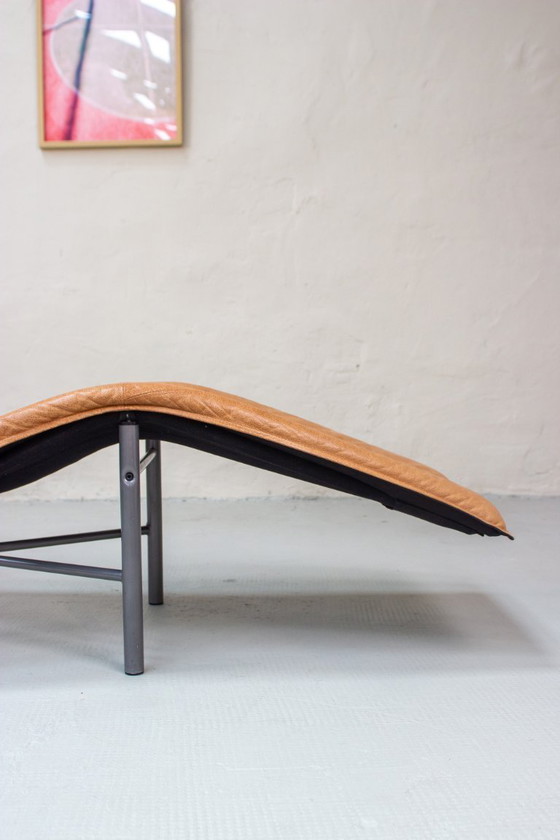 Image 1 of Poltrona lounge IKEA Skye vintage in pelle anni '90