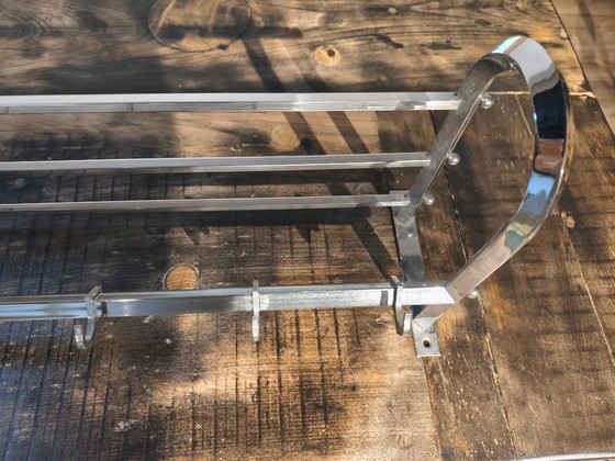 Image 1 of Perchero de tren Bauhaus 1940-50 extra ancho