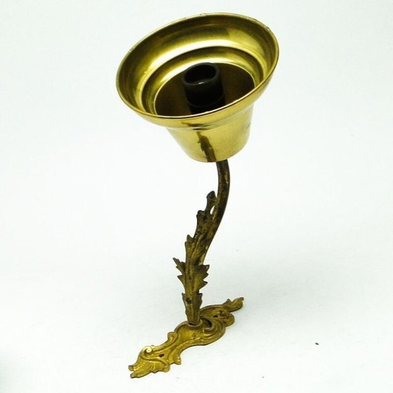 Wandlampe im Jugendstil aus dem frühen 20. Jahrhundert, Schweden – Wandleuchten, Brass (photo 3 of 13)