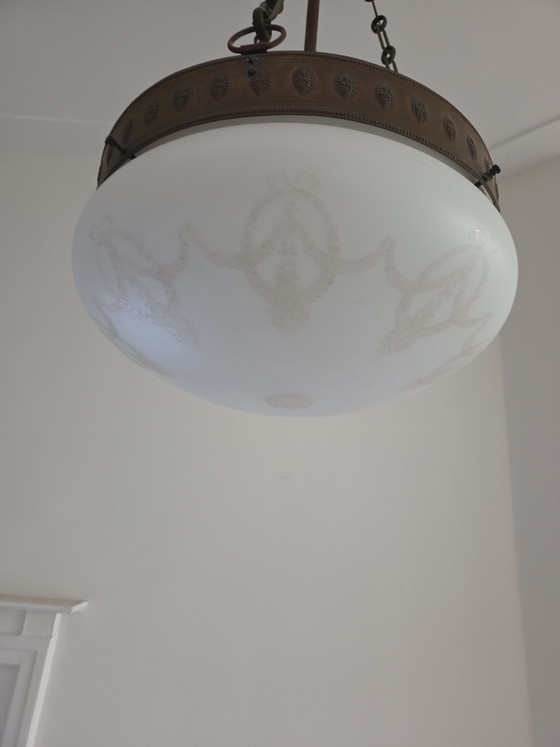 Image 1 of Lampada a sospensione in stile Art Nouveau