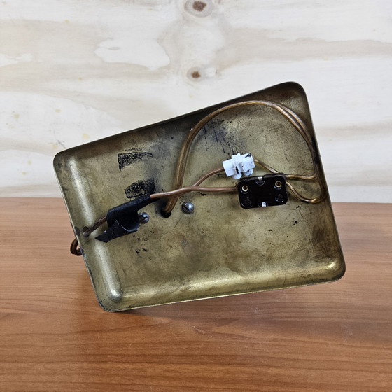 Image 1 of Lampe de bureau Art Déco en bronze antique (années 1930) Veilleuse Art Déco (tête orientable)