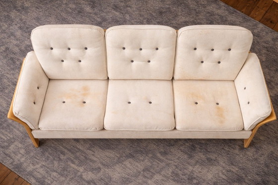 Image 1 of Ulferts — 3-Sitzer-Sofa — Schwedischer Lounge-Klassiker der 1970er Jahre — Zeitlose Mid-Century-Präsenz