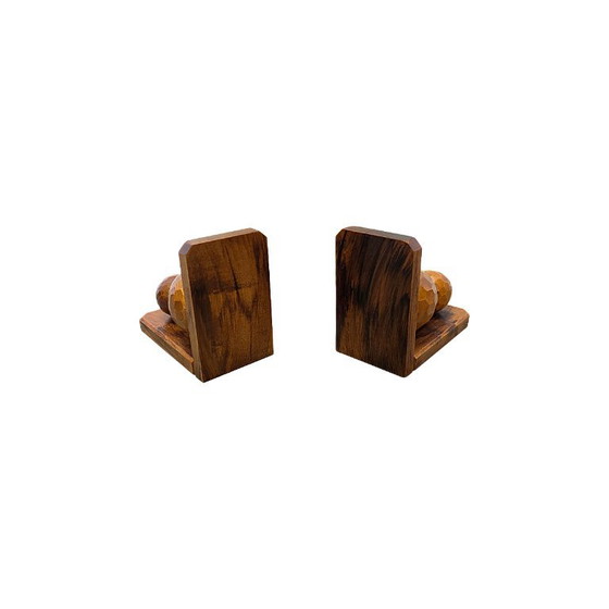 Fermalibri francesi in legno vintage, metà del XX secolo – Regali, Wood (photo 5 of 6)