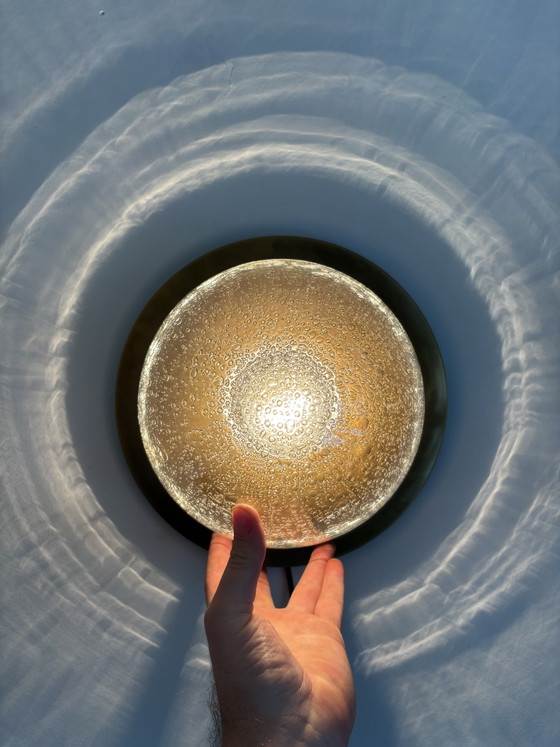 Lampada da parete/soffitto vintage WKR in vetro a bolle 28 cm Space Age ‘70 – WKR Leuchten, Applique, Glass (photo 2 of 10)