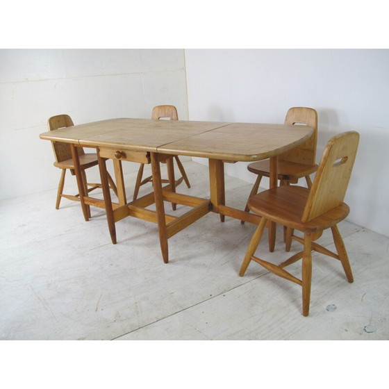 Image 1 of Vintage dining Set by Eero Aarnio for Laukaan Puu scandinavian 1960s